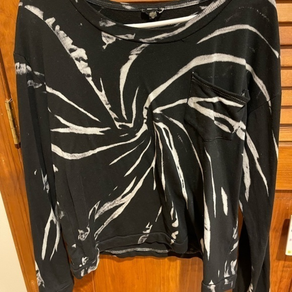 Tie dye‎ cropped sweatshirt
